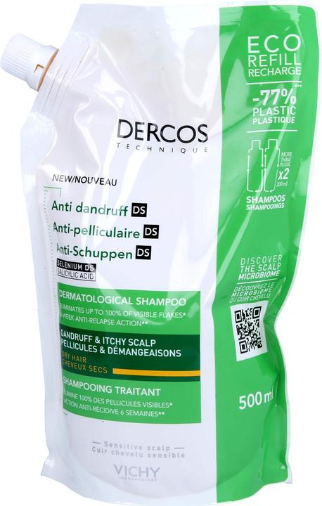 Actual product image Vichy Dercos Anti-Dandruff (Liquid shampoo, 500 ml)