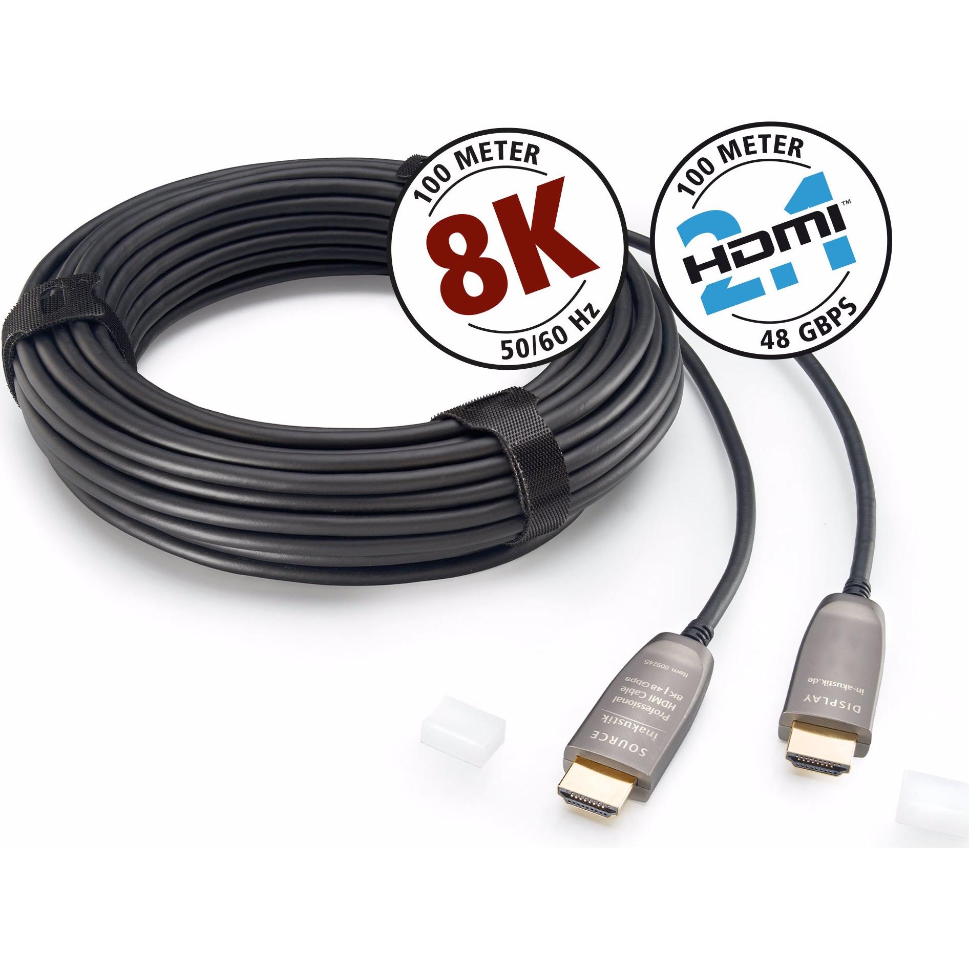 Inakustik HDMI (Typ A) — HDMI (Typ A) (30 m, HDMI), Video Kabel
