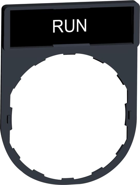 Produktbild Schneider Electric Bezeichnungsschild RUN