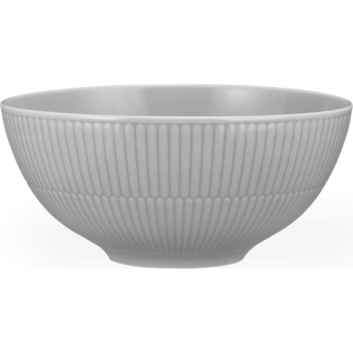 Seltmann Weiden Amina Silbergrau uni Schüssel rund 21,5cm, Schüssel + Schale, Grau