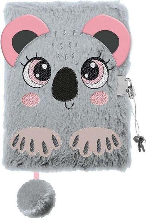 Majewski Tagebuch mit Vorhängeschloss A5/96K 3D Sweet Koala (A5)