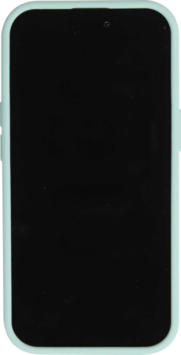 Produktbild PhoneLook Hülle Mattes Soft-Touch-Silikon mit Relieflinien Türkis (Apple iPhone 14)