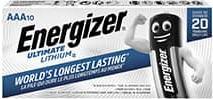 Productafbeelding Energizer Ultimate Lithium Micro (10 Pcs., AAA, 1250 mAh)