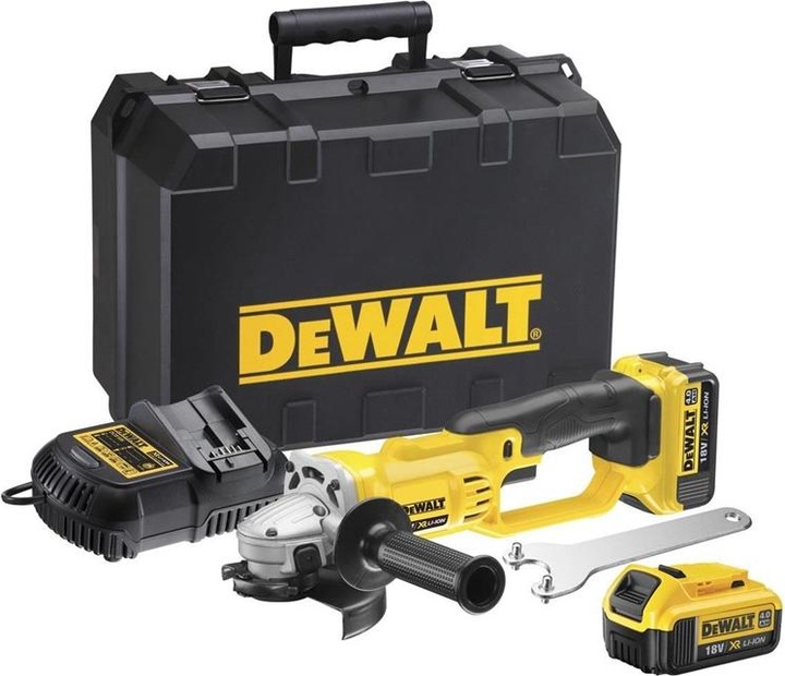 Produktbild DeWalt DCG412M2 Akku 18 V 4,0 Ah (125 mm)