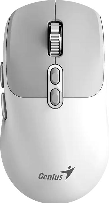 Actual product image Genius NX-8080S white-grey / Optical wireless mouse / 1600 dpi / Copilot / 7 buttons / 1x AA (Wireless)
