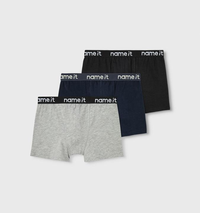 Immagine prodotto Name it Basic 3er-Pack Boxershorts (134, 140, confezione da 3)