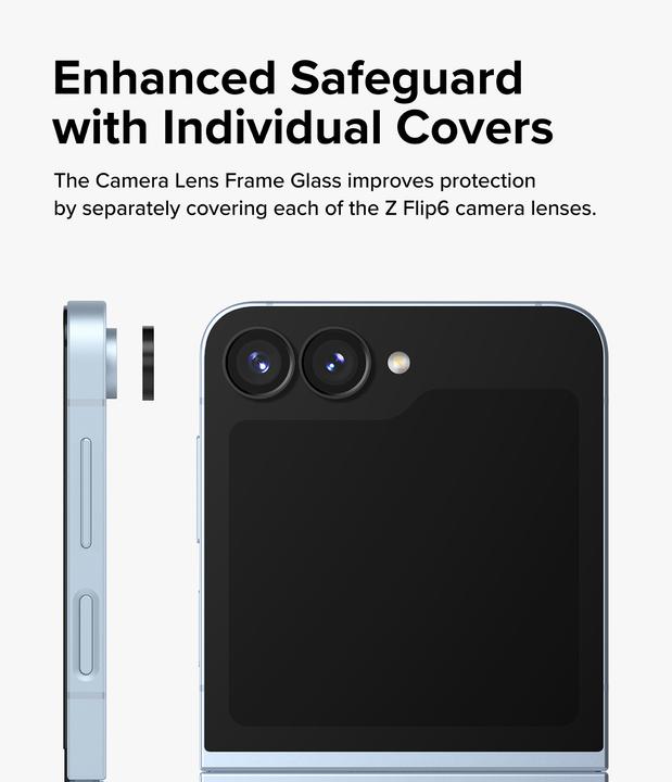Image du produit Ringke Screen Protector for Galaxy Z Fold 6 CAMERA LENS FRAME GLASS 2 pack (2 pièce(s), Samsung Galaxy Z Fold6)