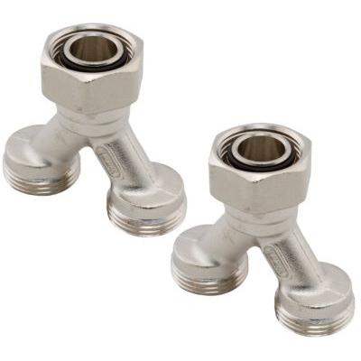 Uponor, Tecnologia di connessione dei tubi, Doppio collettore per pompa Flush T Push 12 diffusore senza deflettori per tubo di riscaldamento a