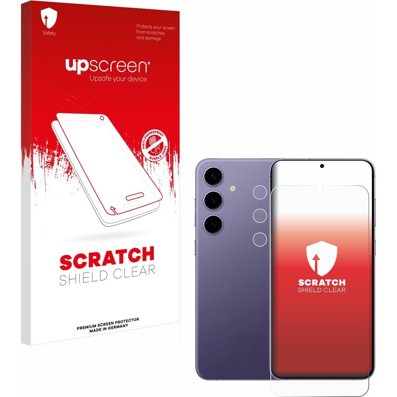 upscreen Scratch Shield Displayschutz (1 Stück, Samsung Galaxy S21), Smartphone Schutzfolie, Transparent