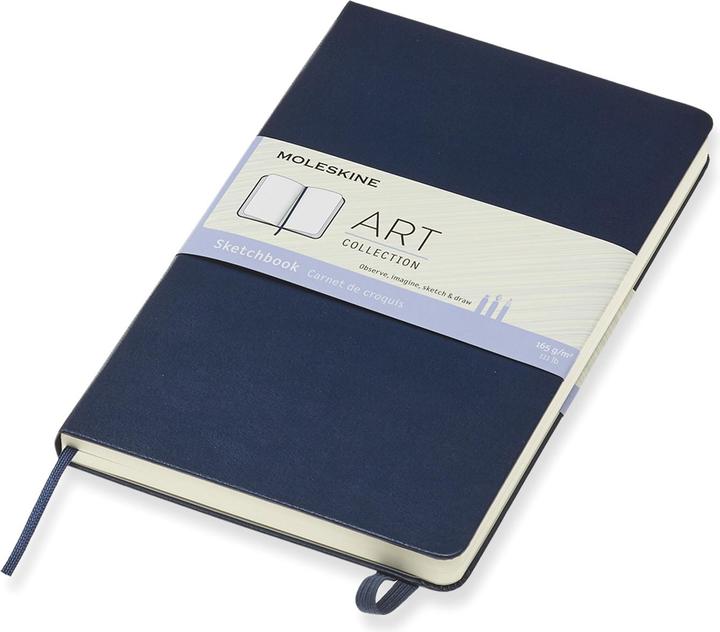 Image du produit Moleskine Sketchbook (A5, Blanc, Couverture rigide)