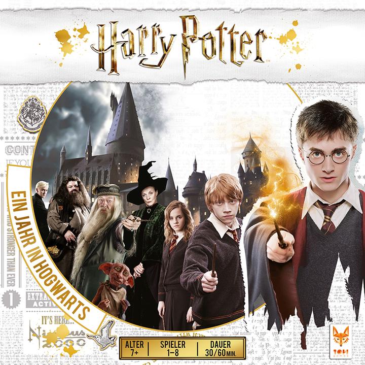 Produktbild Asmodée Harry Potter: Ein Jahr in Hogwarts (Deutsch, 1 - 8 Spieler)