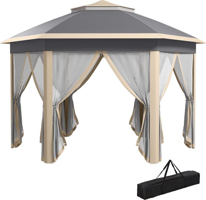 Outsunny Folding pavilion with carrier bag (405 cm, 405 cm)