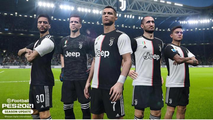 Actual product image Konami eFootball PES 2021 Season Update (PS4, Multilingual)