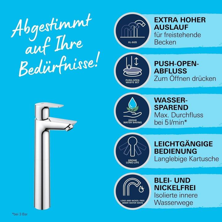 Image du produit Grohe Mitigeur pour lavabo Start Edge 1/2 XL-Size