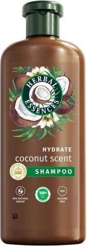 Actual product image Herbal Essences Hydrate Coconut Shampoo - Moisturising Hair Shampoo 350ml (350 ml, Liquid shampoo)