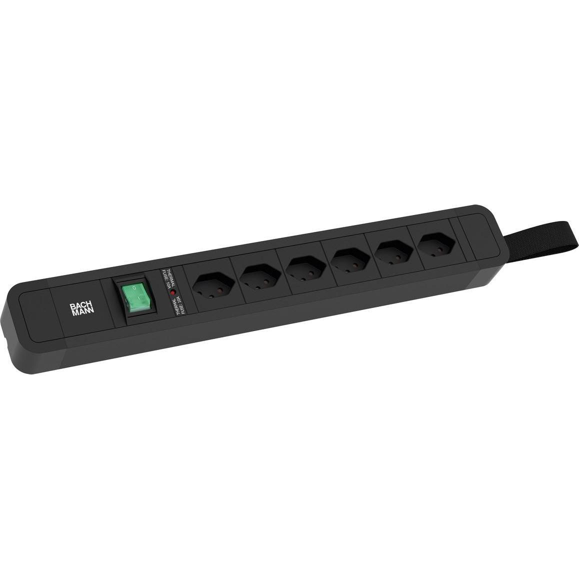 Bachmann, Steckdosenleiste, BACH Steckdosenleiste (6 x, Typ 13, 2 m)