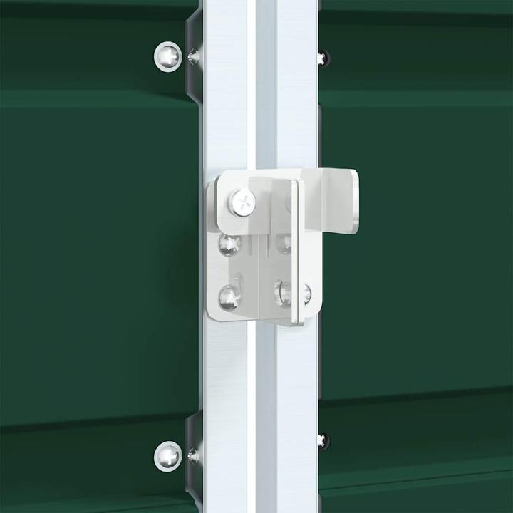Produktbild vidaXL Mülltonnenbox für 1 Tonne Grün 72x81x115 cm Stahl