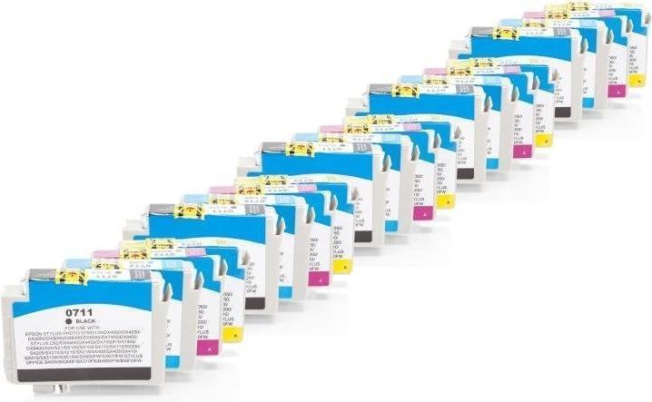 Actual product image Hermex Alternative ink cartridge to Epson T0715 (M, C, Y, FC)