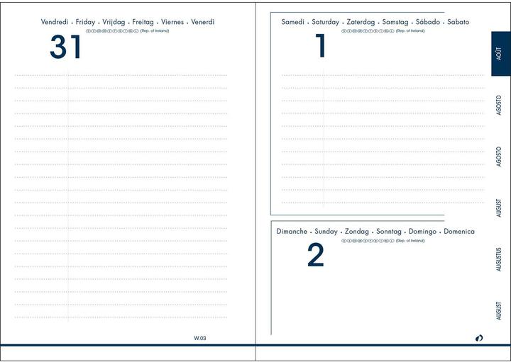 Produktbild Quo Vadis Eurotextagenda Respire 25/26 1282534Q 1T/1S 12M Vögel ML 12x17cm (12 x 17 cm, Englisch)