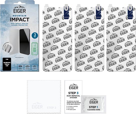 Produktbild Eiger Mountain Impact clear (3 Stk., Samsung Galaxy S26)