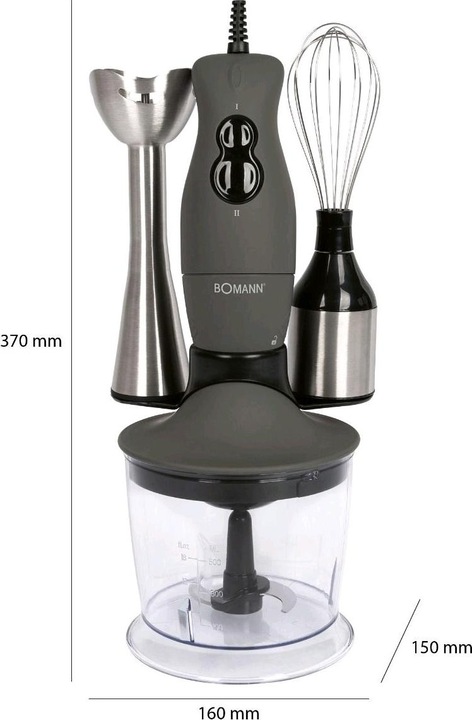 Actual product image Bomann SMS 6055 CB stainless steel-titanium