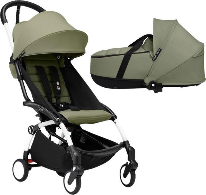 Stokke YOYO³ 6+ white with carrycot