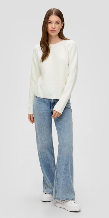 Produktbild s.Oliver Strickpullover Strickpullover mit Rollsaum (L)