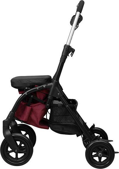Produktbild Playmarket Rollator / Einkaufshilfe R05 cranberry