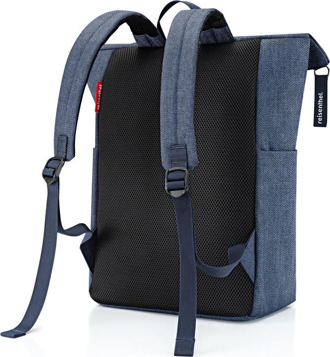 Image du produit reisenthel Sac à dos de loisirs Rolltop backpack Herringbone Dark Blue (22 l)