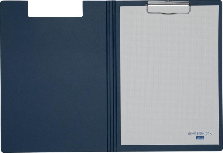 Actual product image Maul Clipboard folder balance, cardboard, blue sturdy cardboard laminated with natural kraft paper