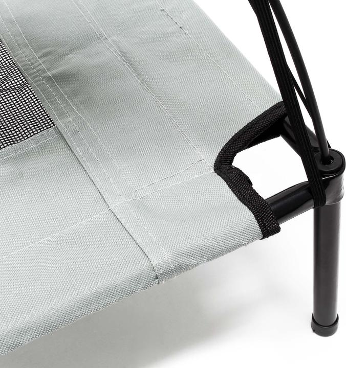 Actual product image Wiltec Portable Outdoor Relax Pet Bed Canopy Dog Bed S Grey (Dog)