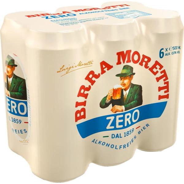 Birra Moretti 50 cl Zero 0.0 Ds 6P (6 x 50 cl)