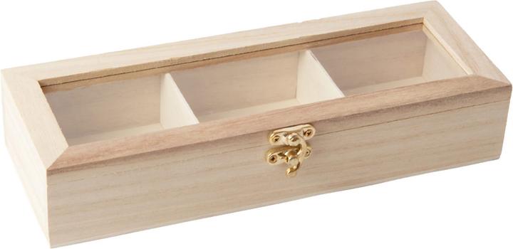 Actual product image Natura Punto Wooden Tea Bag Box