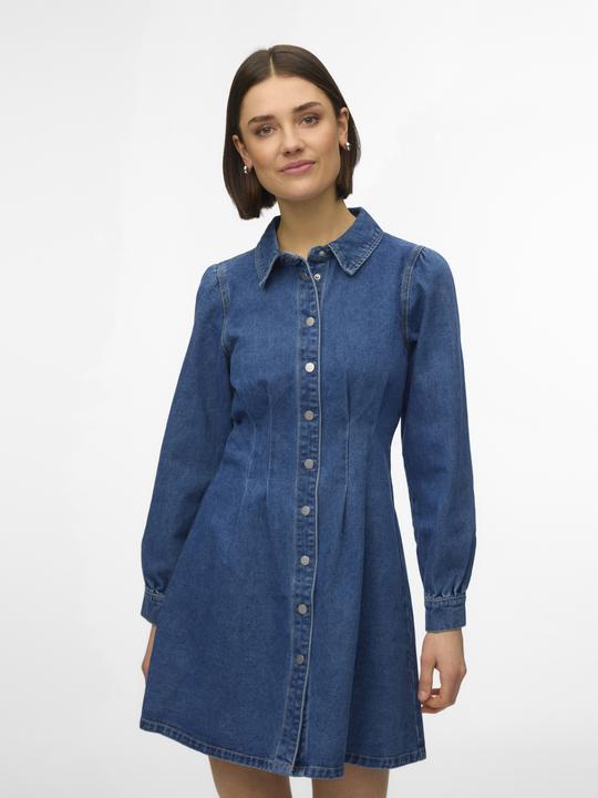 Image du produit Vero Moda VMMARGRIT Langes Kleid Jeanskleid (M)