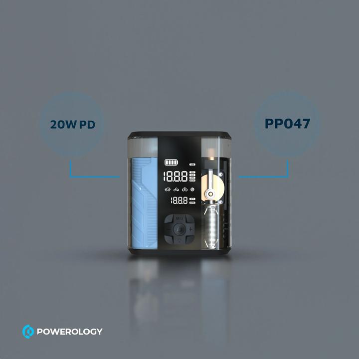 Actual product image Powerology Jump Start Air Compressor