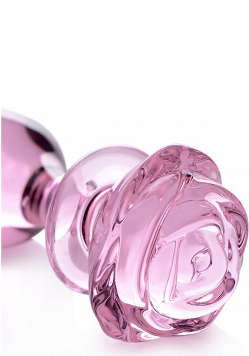 Produktbild XR Brands Glass Large Anal Plug Rose