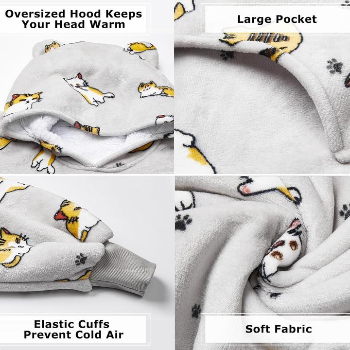 Produktbild Three Decken-Hoodie mit Taschen