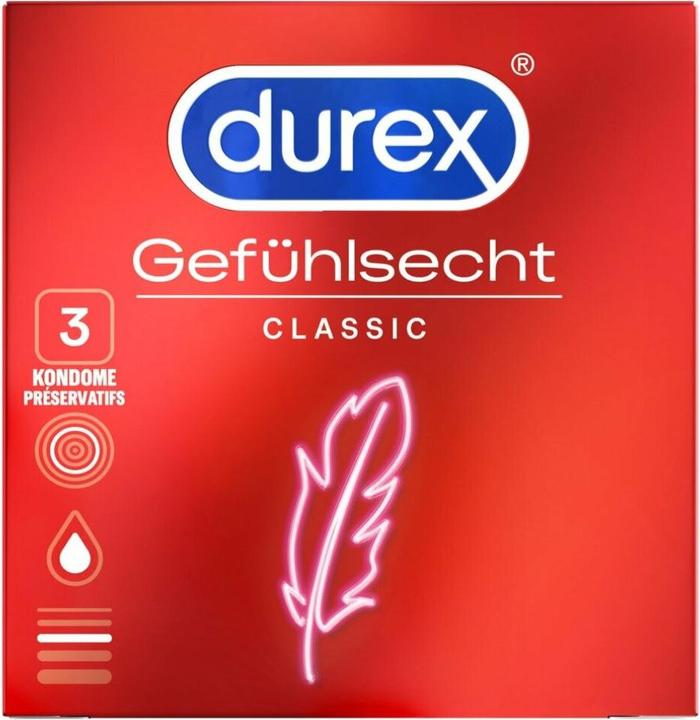 Actual product image Durex Gefühlsecht Classic (3 pcs.)