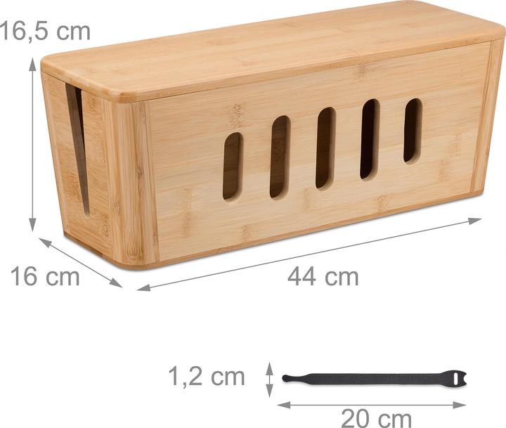 Actual product image Relaxdays Cable box