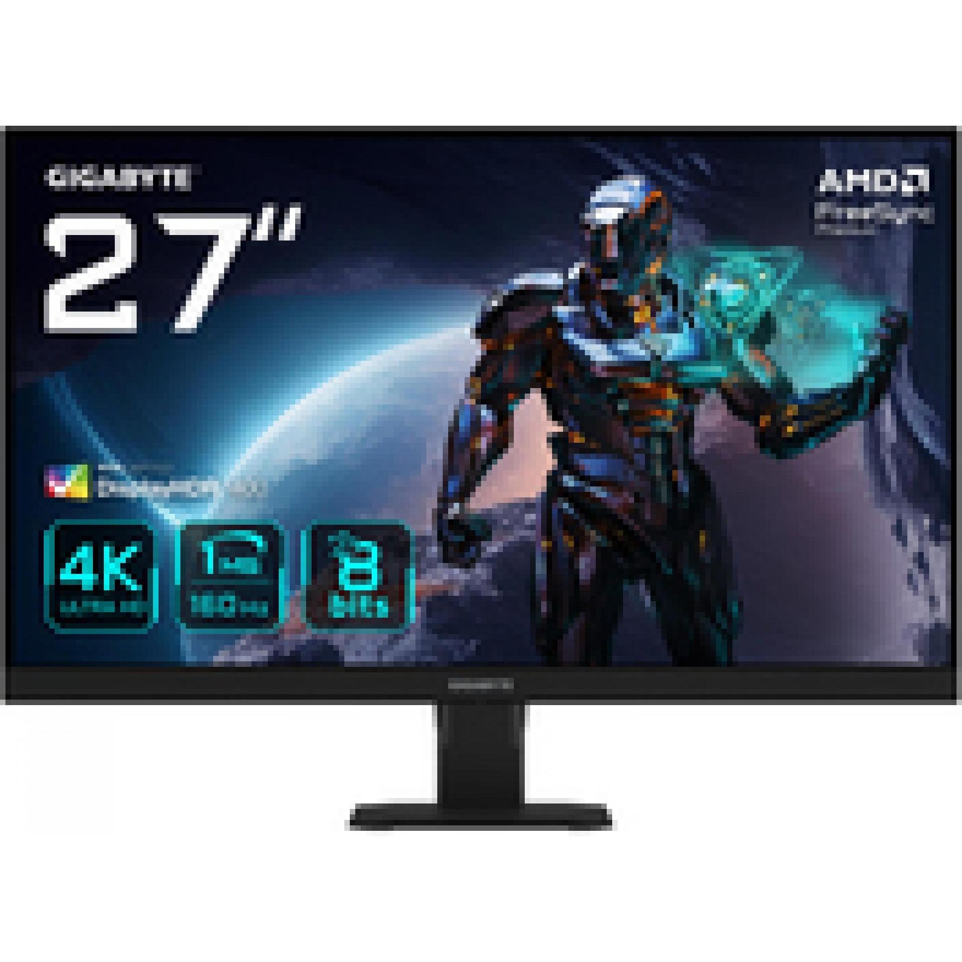 Gigabyte GS27U (3840 x 2160 Pixels, 27"), Monitor, Zwart