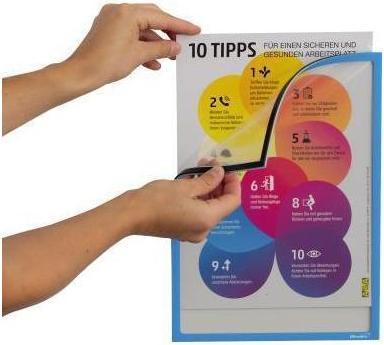 Actual product image Ultradex Magnetic frame Use for paper format: DIN A3 Colour: blue (1 x)