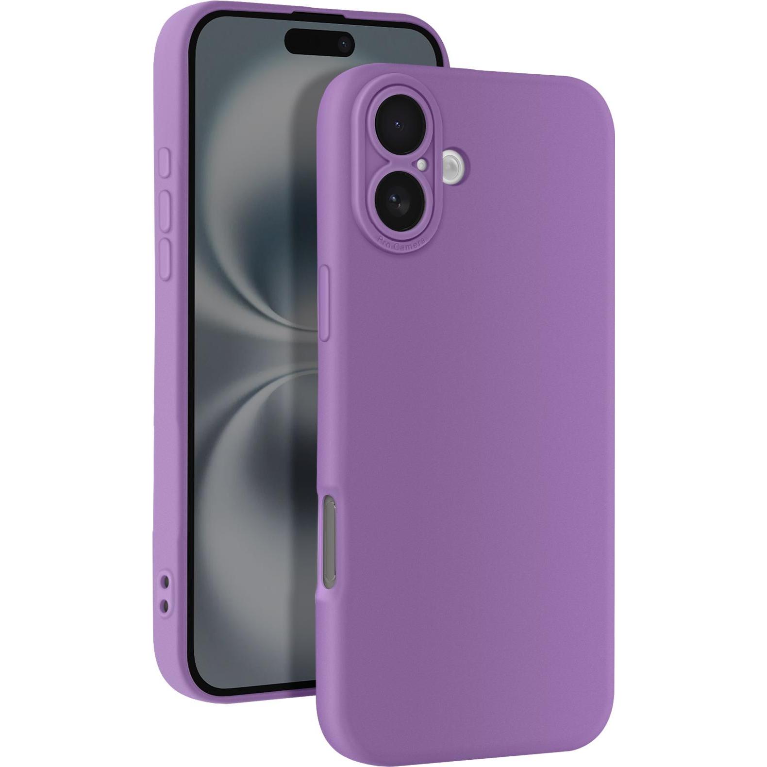 Avizar SoftGlow Case (Apple iPhone 16), Smartphone Hülle, Violett