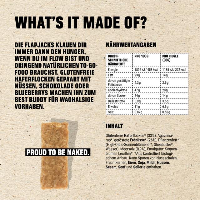 Actual product image Peak Punk Organic Oat Flapjack (Salted Peanut, 12 pcs., 720 g)