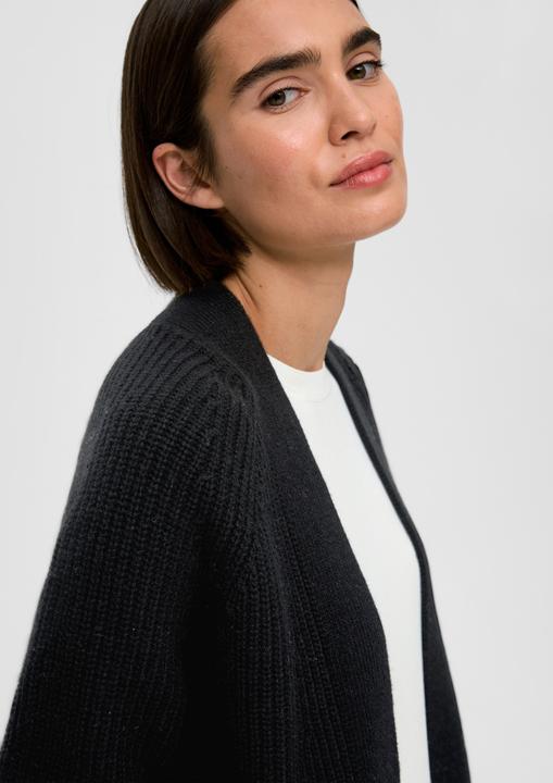 Produktbild s.Oliver Strickjacke Kurzer Cardigan aus Wollmix (46)