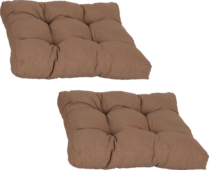 Actual product image Beo Garden Set 2x lounge cushion seat (80 x 80 x 10 cm)