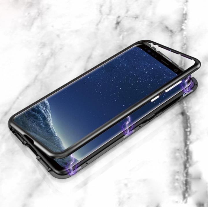Actual product image G-Case Samsung Galaxy S9+ Aluminium Magnetic Glass Back Cover Case (Samsung Galaxy S9+)
