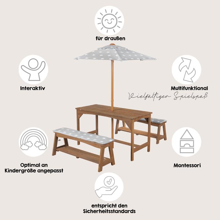 Actual product image Roba Children's Seating Set with Seat Cover and Umbrella Little Stars