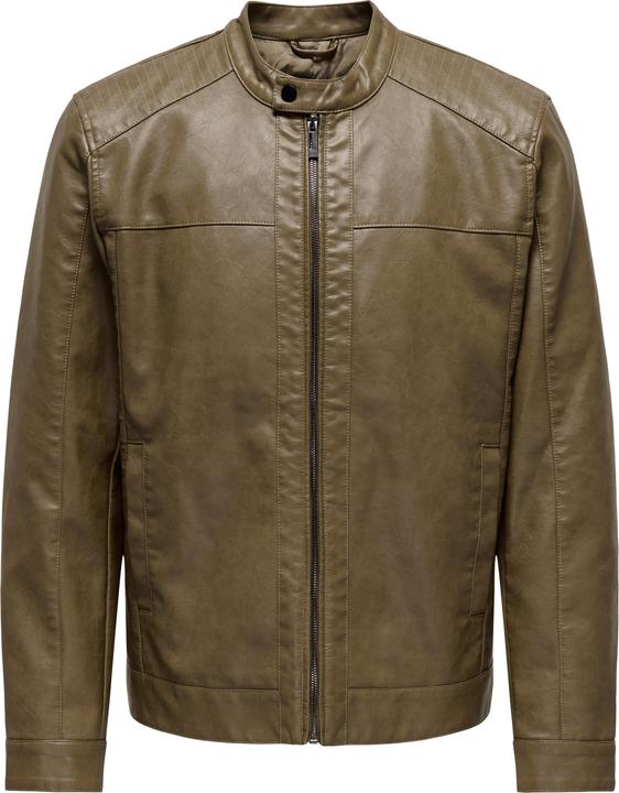 Produktbild Only & Sons Onsmike Pu Racer Jacket Otw Noos (XS)
