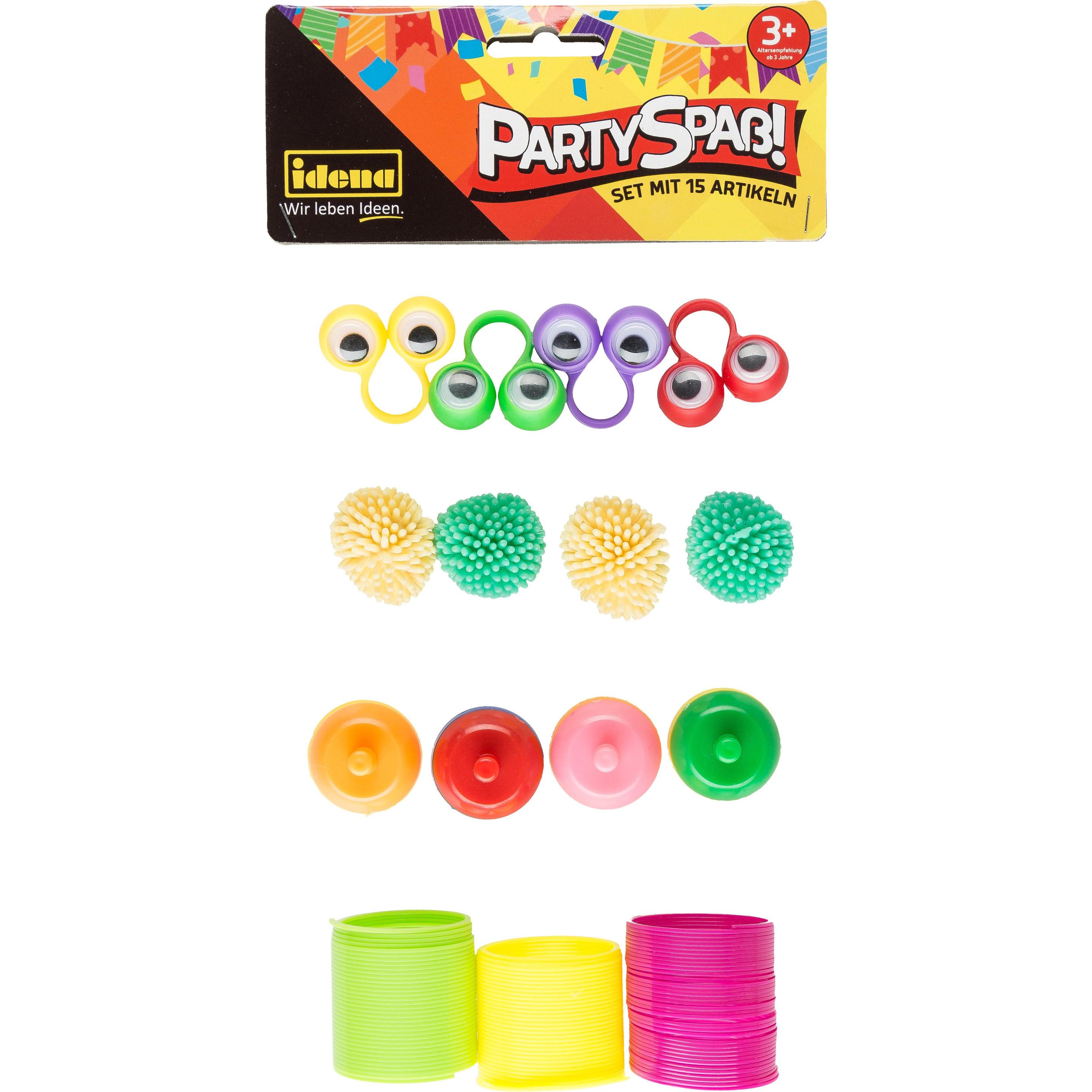 Idena Partyspass Set mit 15 Artikel