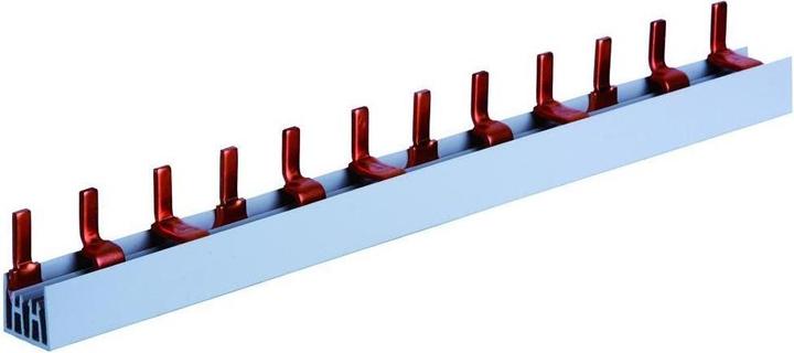 Pollmann Phasenschiene 3ph 17,8mm 1000mm 10qmm 63A Stift Isoliert